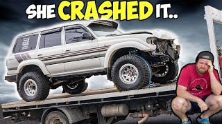 Thumbnail for A sad day for our Toyota Land Cruiser... 😢
