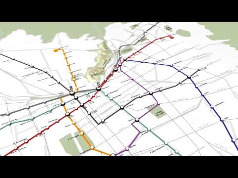 Conoce el recorrido que tendrá la futura Línea 8 del Metro de Santiago