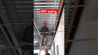 EMT piping electrical work viral video youtubeshorts @ElectricalWorkCenter