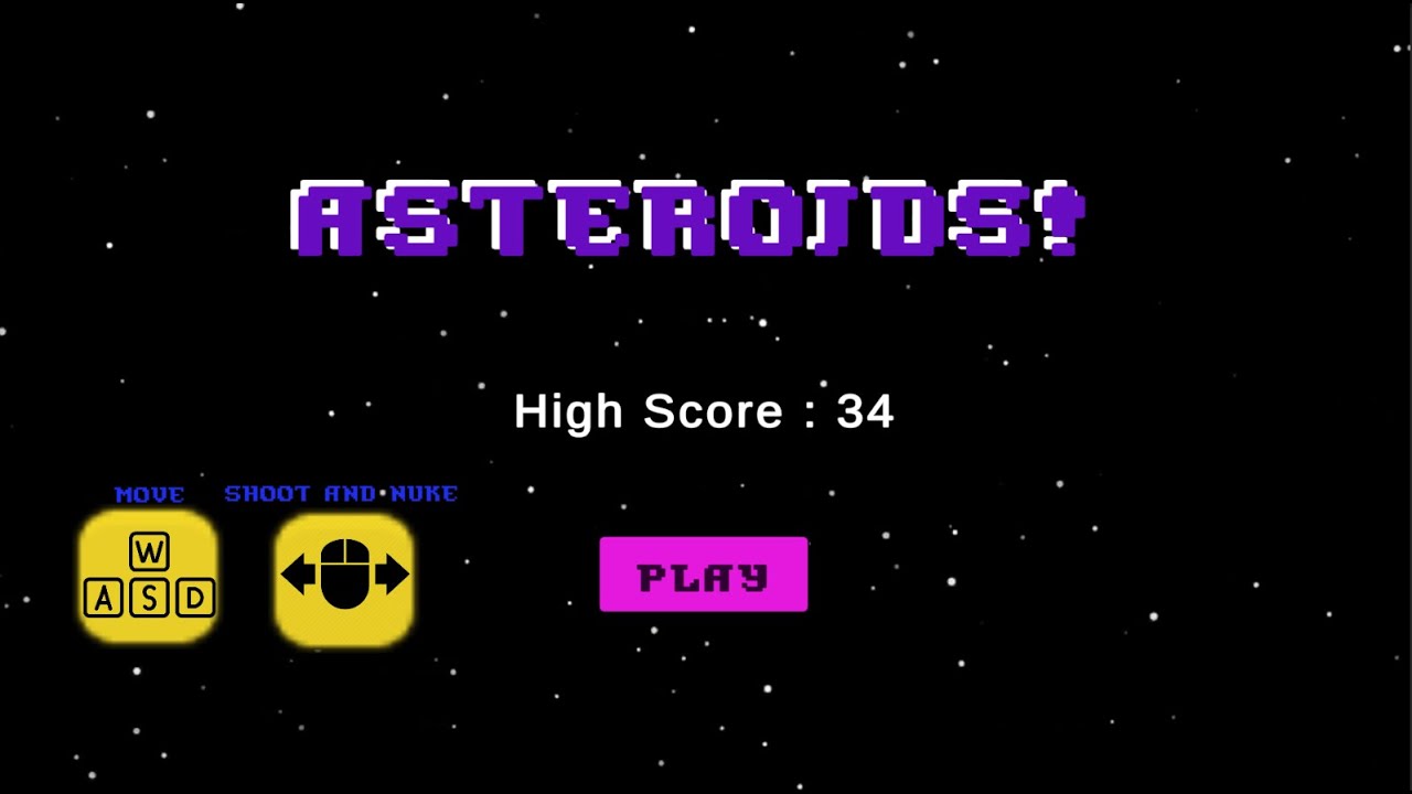 Asteroid Game - YouTube