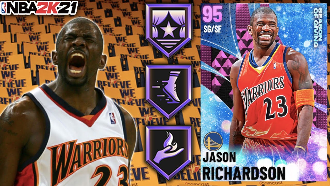 PINK DIAMOND JASON RICHARDSON GAMEPLAY! IS HE A TOP TIER SHOOTING GUARD