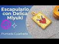 DIY Escapulario Dije Delica Miyuki Peyote Puntada Cuadrada Paso a Paso  Cómo Leer Patrón Fácilmente