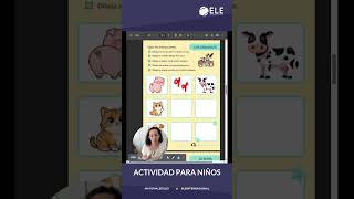 Material ELE para niños: dar y recibir instrucciones #ele #materialELE #didáctica #shorts