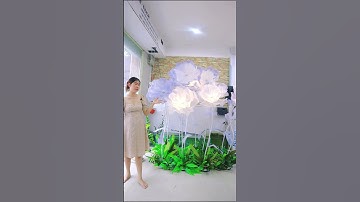Thuê hoa khổng lồ trang trí sự kiện , tiệc cưới, trung tâm thương mại  #hoakhonglo #giantflowers