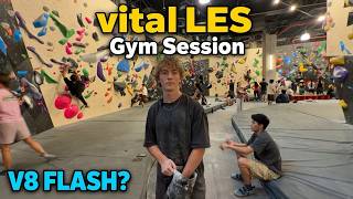 First Time Climbing At Vital LES | Vlog #1