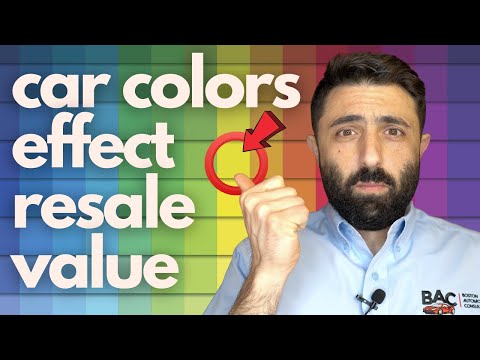 Your Car's Color and its Effect on Resale Value. Why color matters...