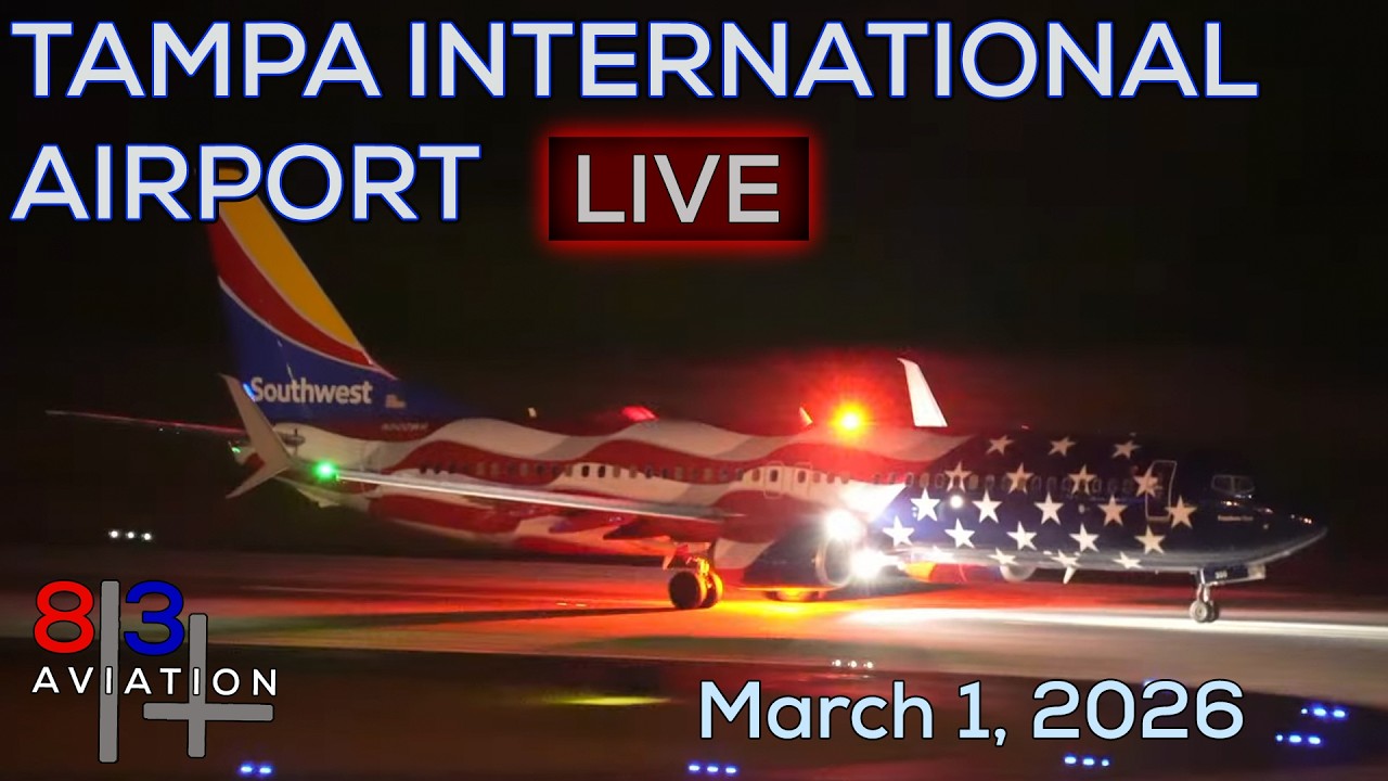 Live from Tampa International Airport - March 1, 2026 Part 2