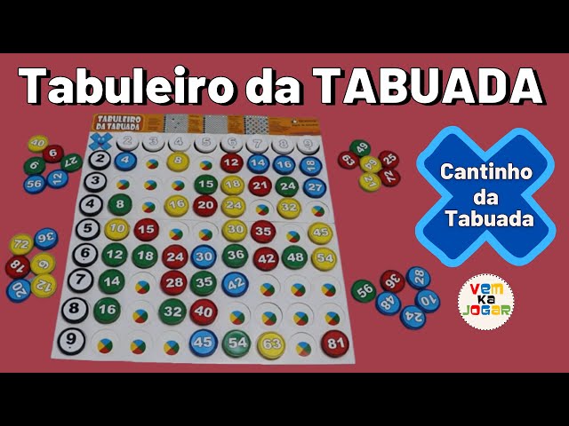 Jogo para ensinar a tabuada. Veja as regras e objetivos do jogo