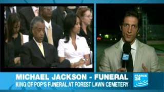 Michael Jackson: Mourners pay last respects as pop legend is buried