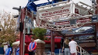 Inside WEB SLINGERS: A Spider-Man Adventure Avengers Campus Disney California Adventure Park