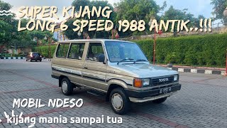 Dijual Toyota Super Kijang KF 50 1988 | kijang super long 6 speed original look