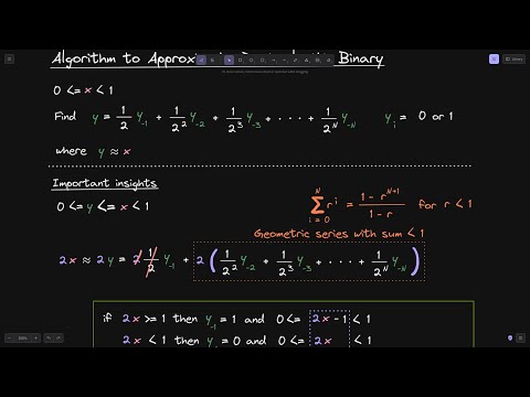 Algorithm to Approximate Decimal with Binary