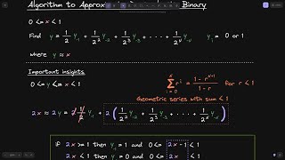 Algorithm to Approximate Decimal with Binary