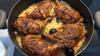 Arabic Chicken Madhbi(Mazbi) || المظبی دجاج|| Chicken Madhbi Recipe || Rice with Grilled Chicken