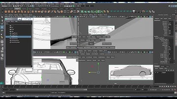 Maya 2016 car model video part 3