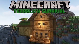 Cliff STARTER HOUSE | Terralith Survival Ep. 1