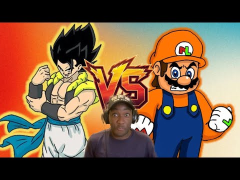 Flamefall reacts to Gogeta vs Marigi by AG S. Brawl Fest
