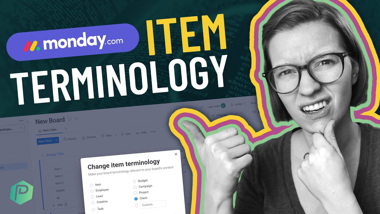 how-to-use-monday-item-terminology-youtube