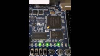 Traffic Lights VHDL Implemented on FPGA Board