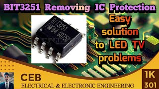 How to remove LED tv BIT3251 ic protection screenshot 4
