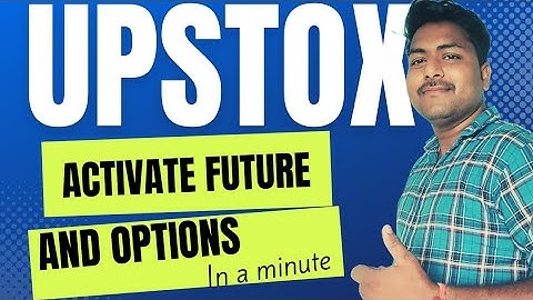 How to activate f&o in Upstox|Upstox me future and options kaise activate kare|Share Market