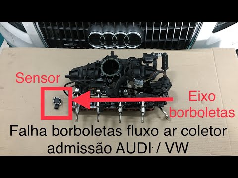 Falha coletor admissão, Luz injeção acesa e motor falhando AUDI e VW TSFI