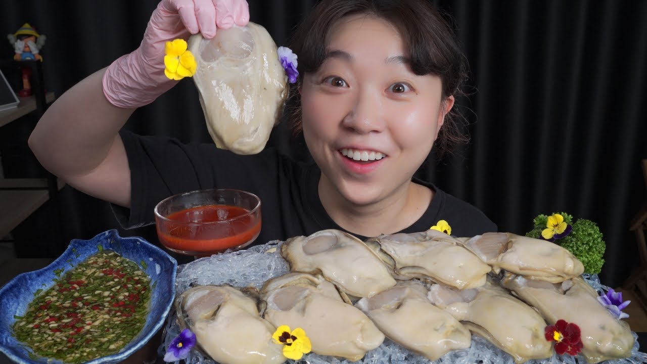 Устрица 🦪Mukbang eating show