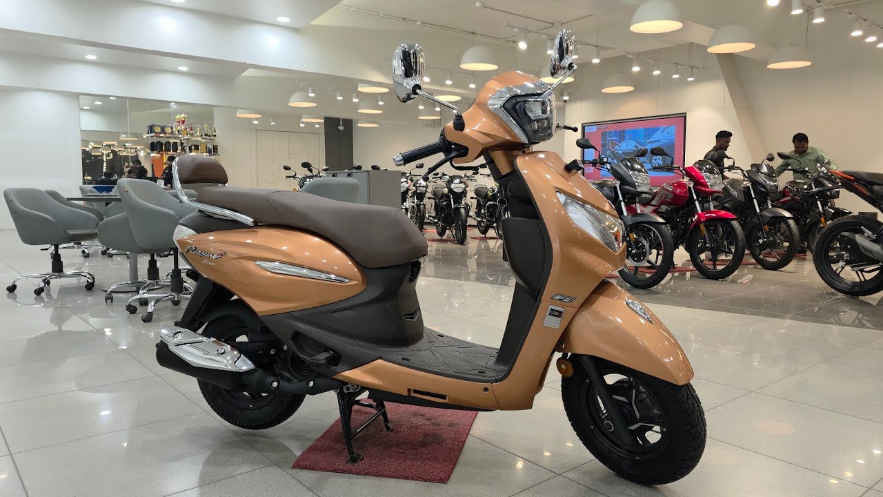 All New 2026 Hero Pleasure Plus Xtec ZX - Copper Brown - YouTube