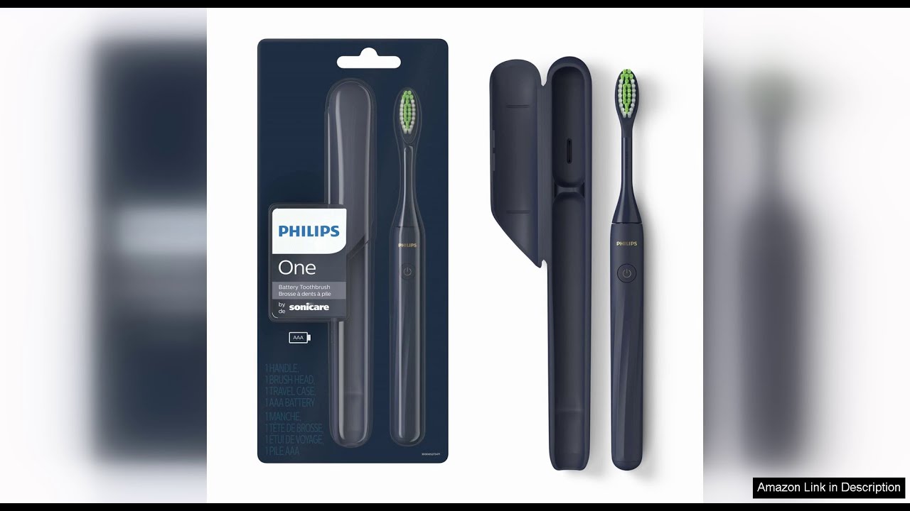Philips One by Sonicare Battery Toothbrush, Midnight Blue, HY1100/04