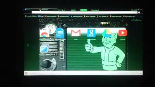 Fallout Theme at Windows7   Rainmeter plugin. part1