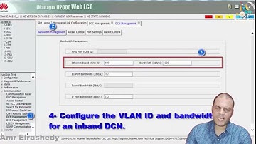 Huawei RTN DCN Out Band configuration