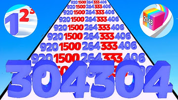 Number Master Vs Jelly Run 2048 (New Update) Max Level Gameplay