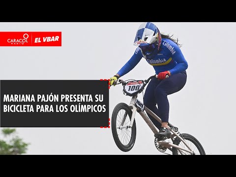 Mariana Pajón ya ensaya su bicicleta para los Olímpicos