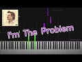 I'm The Problem by Morgan Wallen - Piano Cover and Tutorial by Isabella Legrande