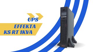 UPS ONLINE 1KVA | BỘ LƯU ĐIỆN UPS EFFEKTA KS11 RT 1KVA