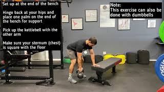 Single-Arm Kettlebell Row