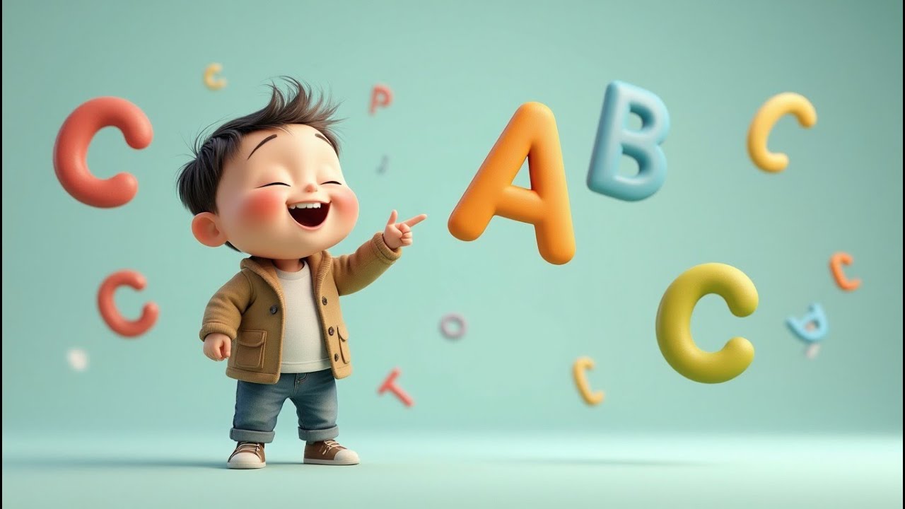 ABC Song for Kids 🎵 | A to Z Alphabet Song | Cute 3D Animation | Eric ...