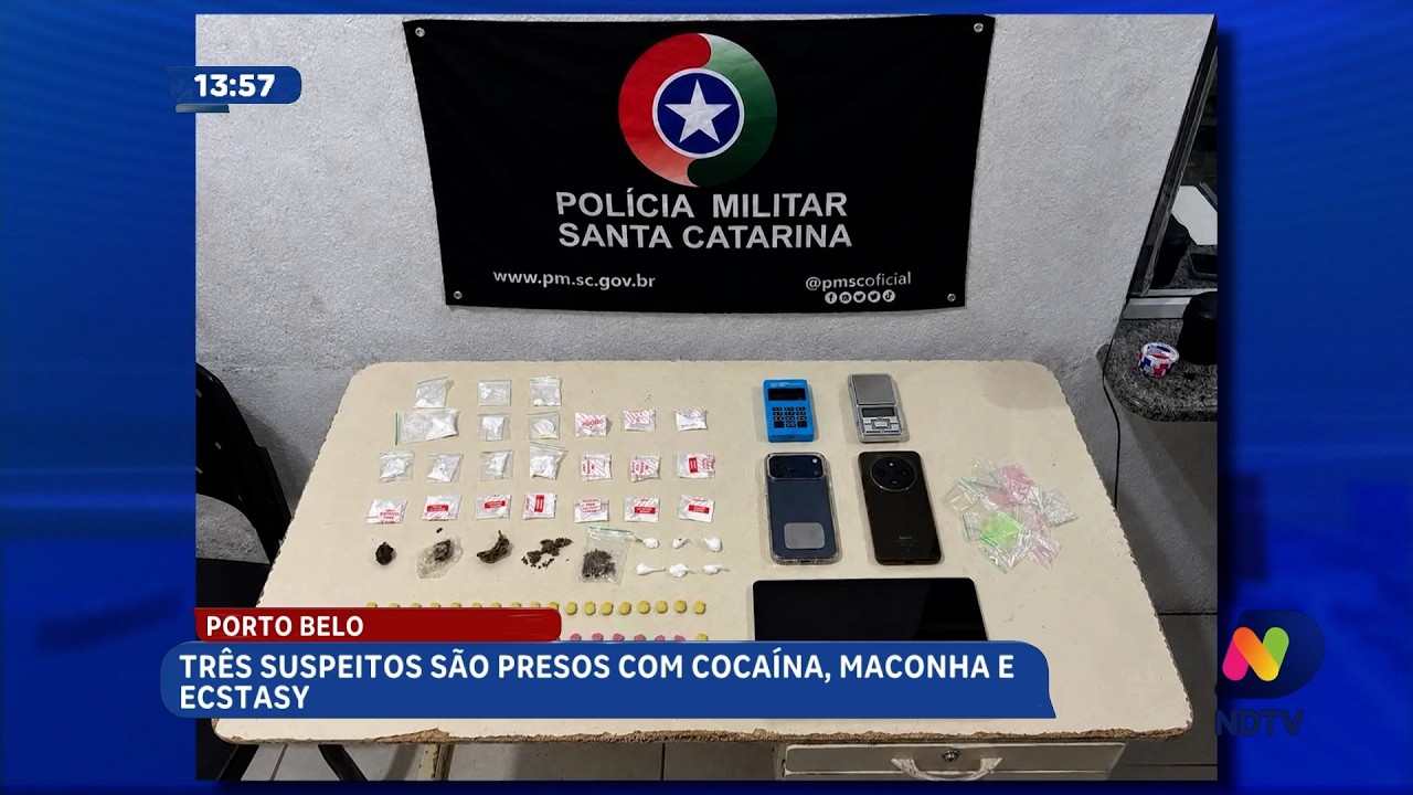 Giro de Ocorrências: acidentes, incêndio e apreensão de drogas em SC