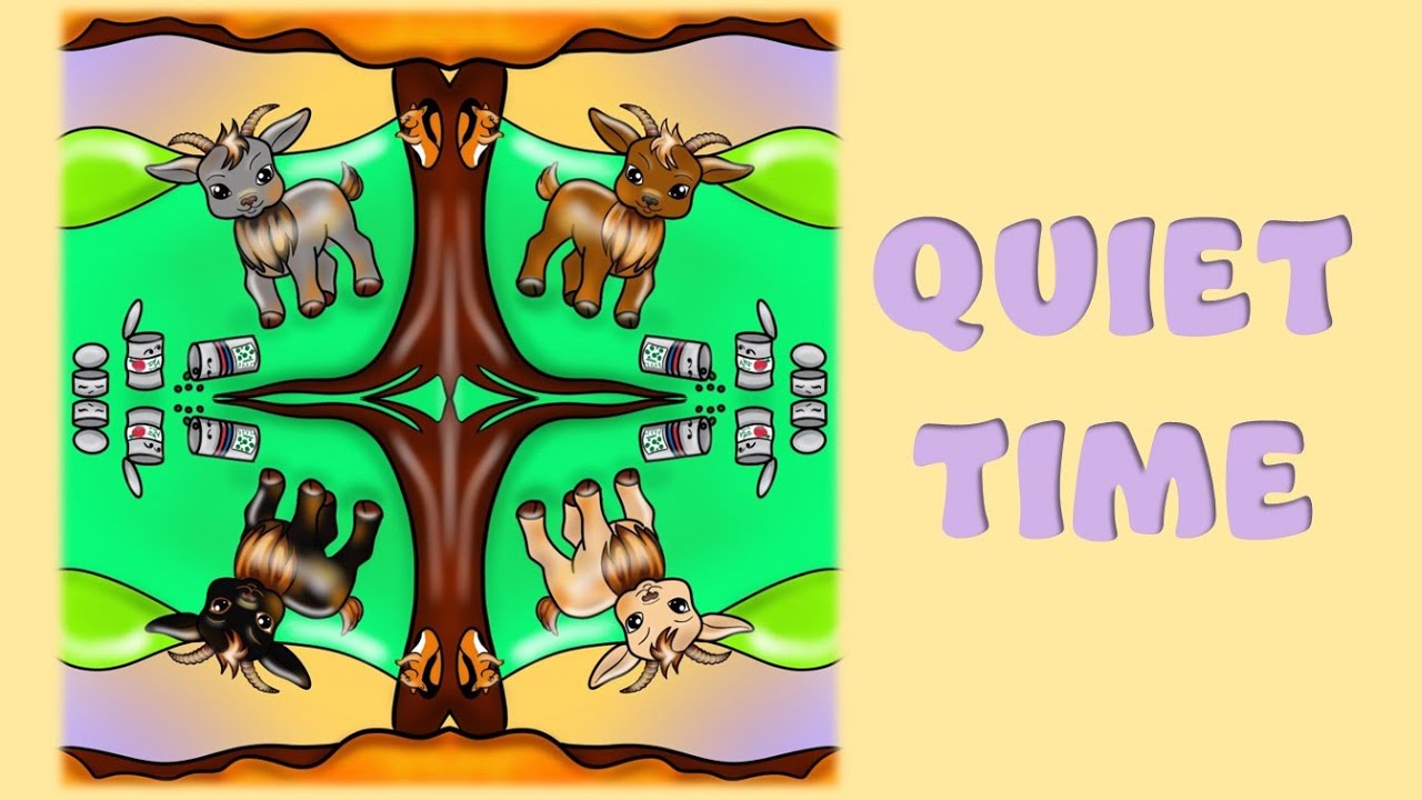 Mandala Time-Lapse Drawing | Quiet & Transition Time | Peaceful Music | Goats (5 Min)