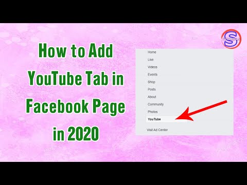 How to Add YouTube Tab in Facebook Page 2020