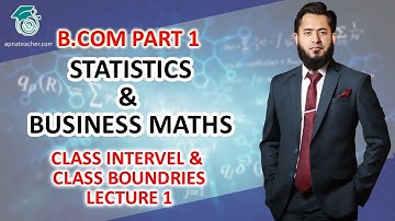 Statistics | Presentation of Data, Bcom Part 1, Section B | Apna Teacher