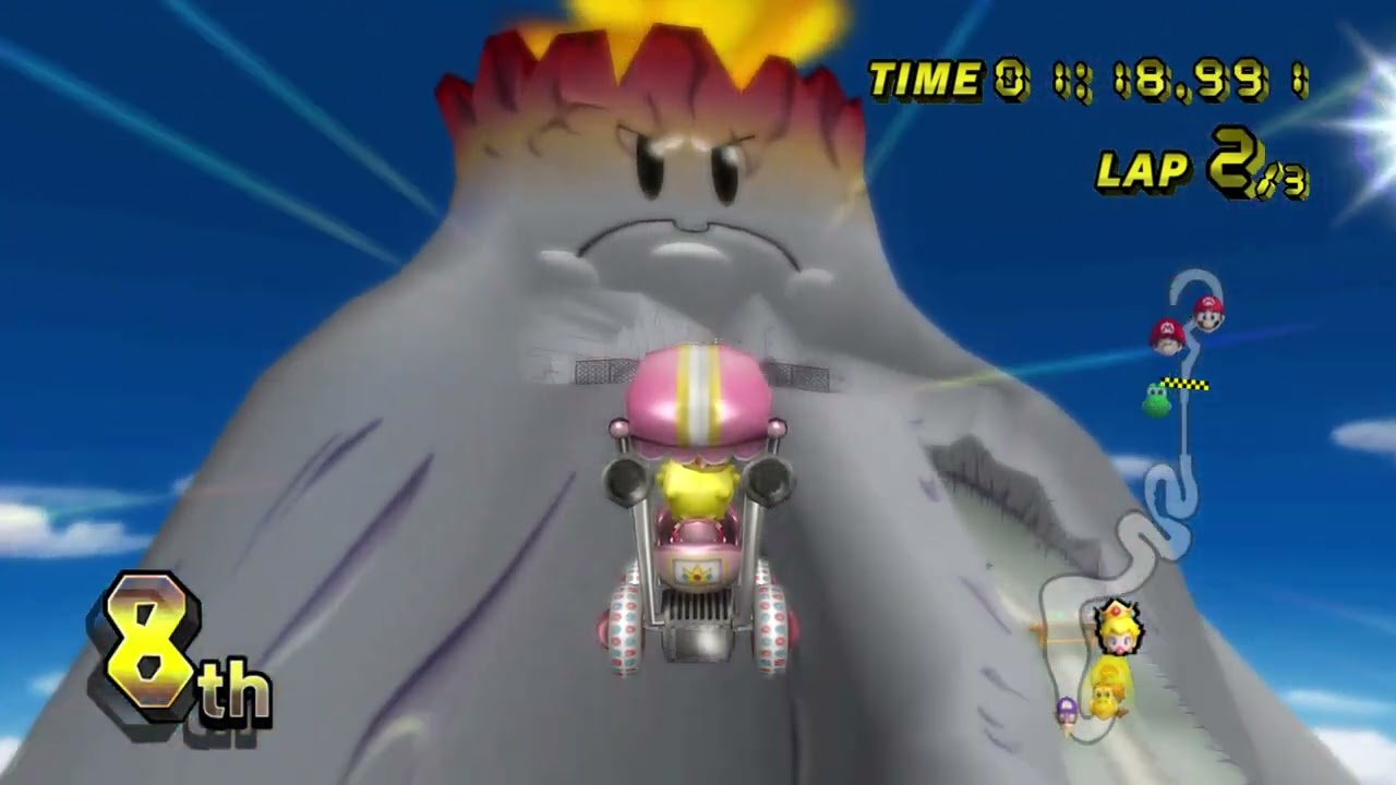 Baby Peach - GCN DK Mountain - 150cc Wii