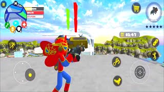 Amazing Spider Stickman Rope Hero Game On Gamesturday screenshot 4