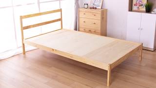 【AS】偉特松木單人床架組裝說明