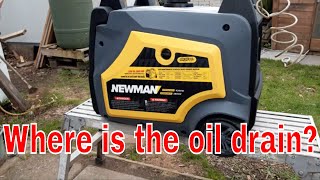 Inverter Generator Oil Change 100 hours.