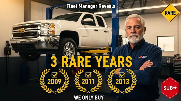 Fleet Manager REVEALS: '3 RARE Silverado Years That NEVER Fail!' 🚛