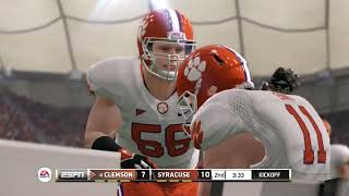 Clemson Tigers Vs Syracuse Orange  Ncaa Football 14  Updated To 2023 2024 Rosters