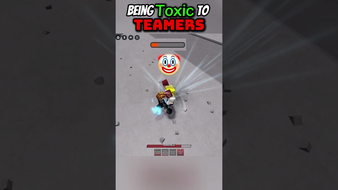 Being The MOST TOXIC In TSB Against TEAMERS 😂💀 - Delusi1onal - #fyp #roblox - #shorts