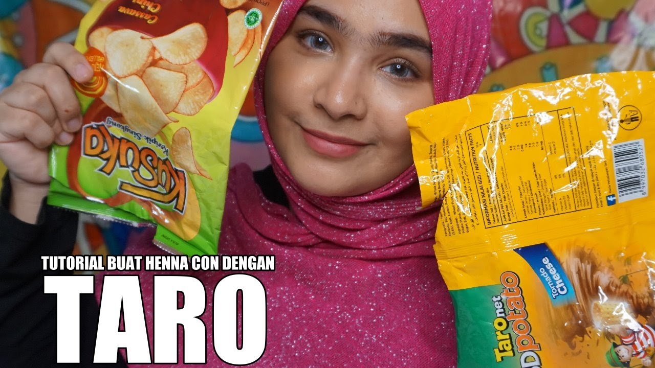  Cara  Buat cone henna  pake  bungkus taro YouTube