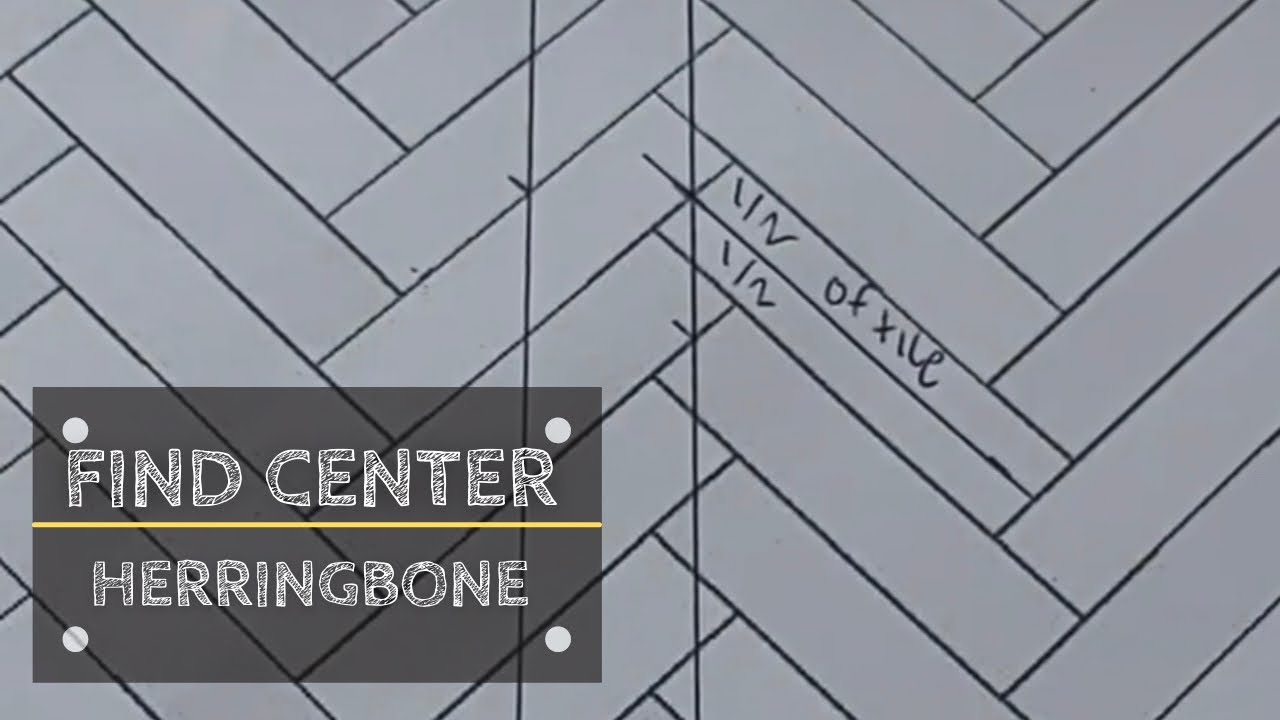 How To Layout Herringbone Pattern